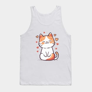 Cute Kitten - Adorable Feline Lovers Design Tank Top